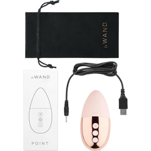 Le Wand Chrome Point Rechargeable Silicone Mini Vibrator