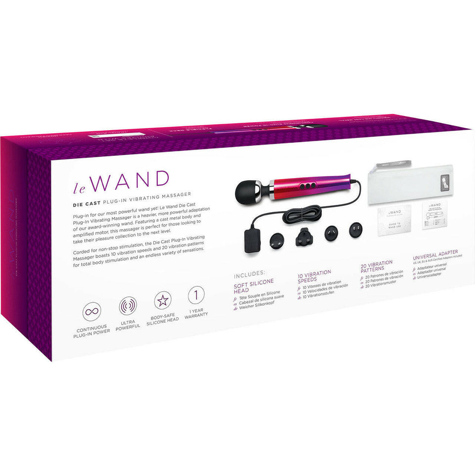 Le Wand Diecast Plug Massager- OMBRE