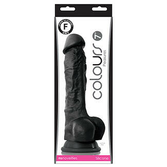 Colours Pleasures 10" Dildo - Black