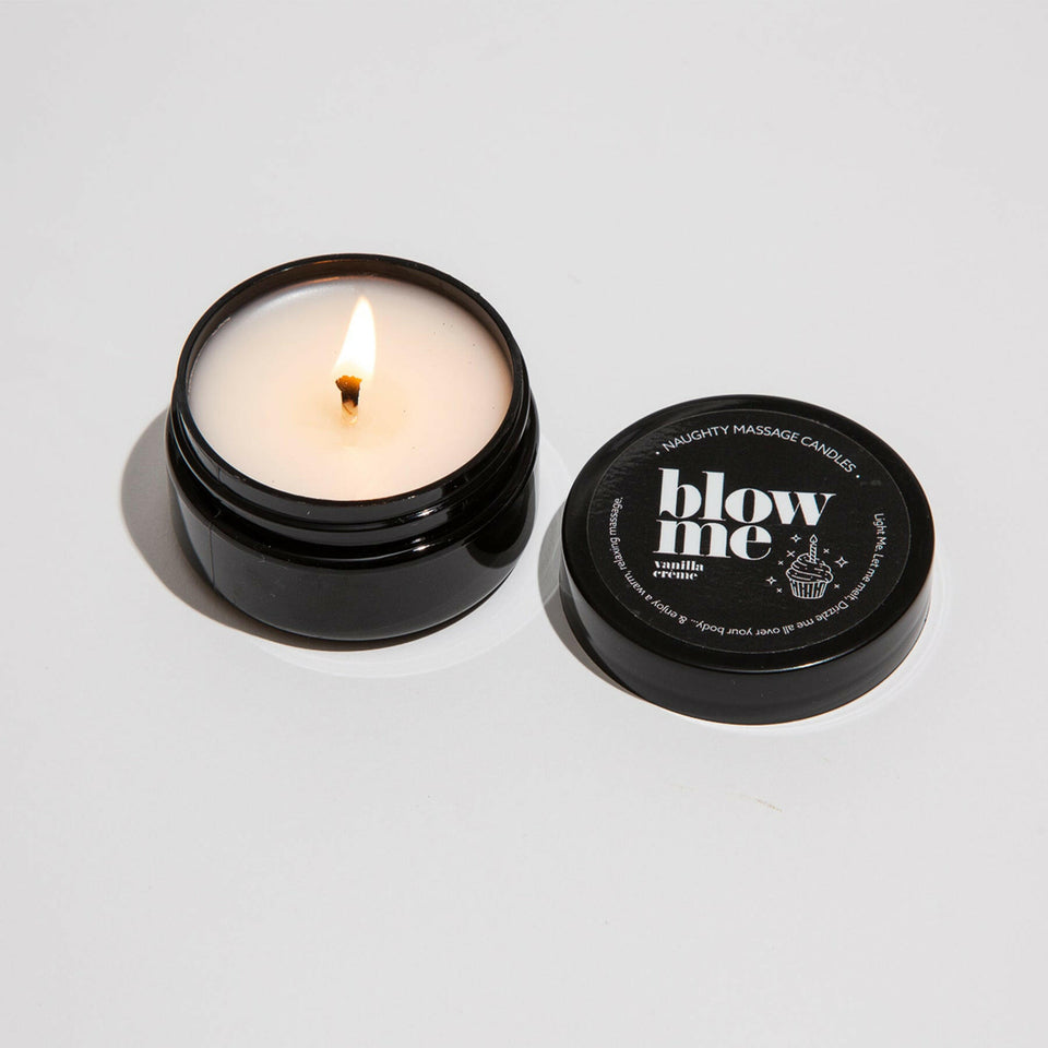 Blow Me - Naughty Mini Massage Candle