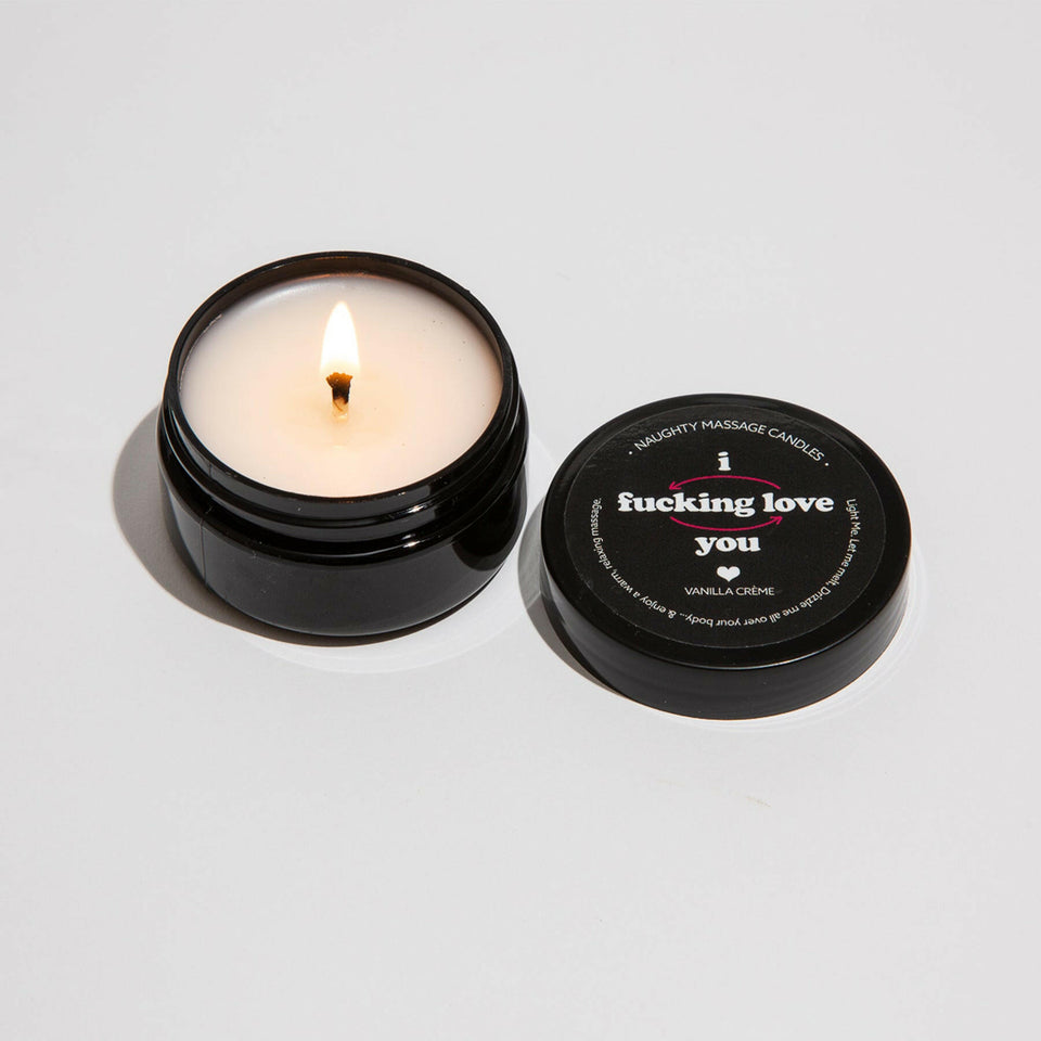 I F*cking Love You - Naughty Mini Massage Candle