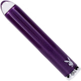 Playboy Amethyst Vibrating Glass Vibe- Purple