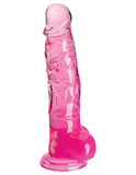 King Cock Clear King Cock Clear with Balls - Pink