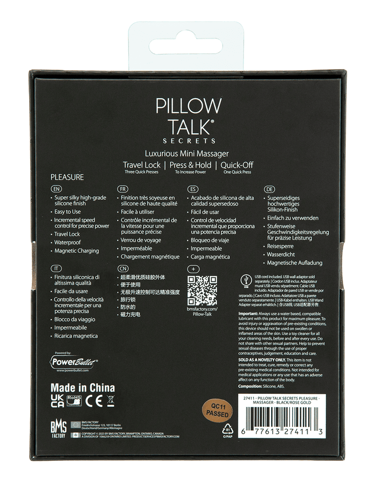 Pillow Talk Secrets Pleasure