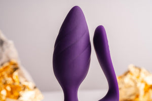Rocks-Off Cocktail Couples Toy- Burgundy
