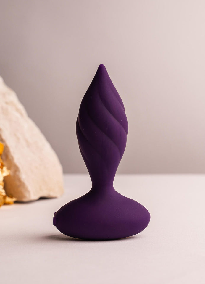 Rocks-Off Petite Sensations Desire Vibrating Plug- Purple