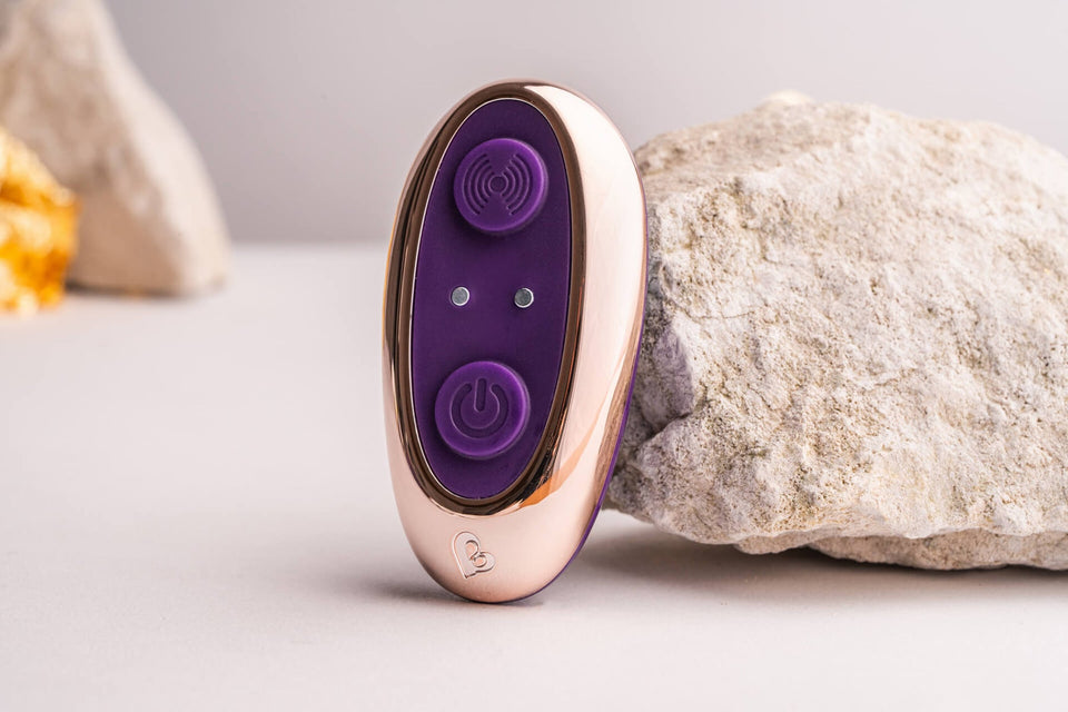 Rocks-Off Petite Sensations Desire Vibrating Plug- Purple
