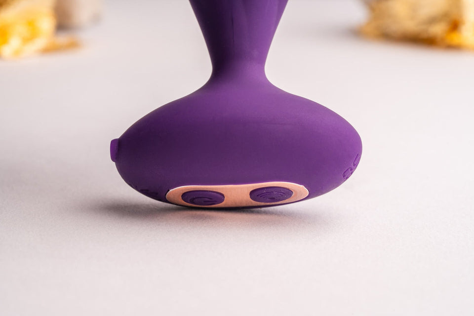 Rocks-Off Petite Sensations Desire Vibrating Plug- Purple