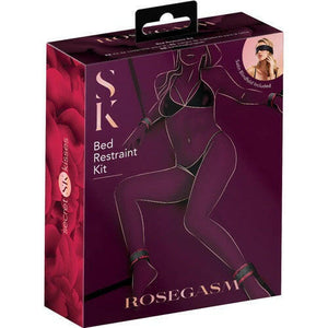 Secret Kisses Rosegasm Bed Restraint Kit