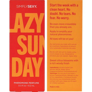 Simply Sexy Pheromone Perfume-Lazy Sunday 0.3oz
