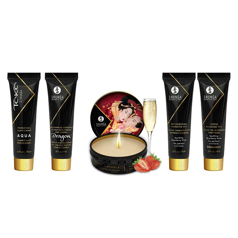 Shunga Geisha's Secrets-Sparkling Strawberry Wine