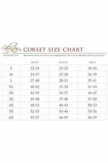 Lavish Wet Look Faux Leather Lace-Up Over Bust Corset