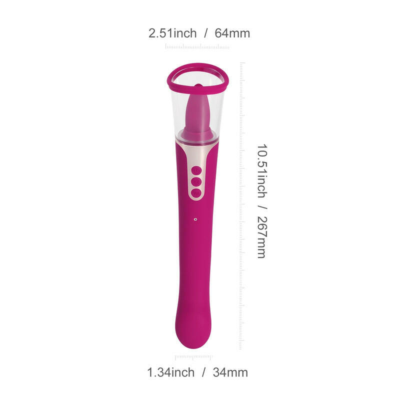 Succion Sucking G-spot Vibrator - 3 Function