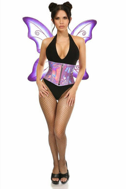 Top Drawer 2 PC Purple Pixie Fairy Corset Costume