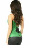 Top Drawer Emerald Green Brocade Steel Boned Corset