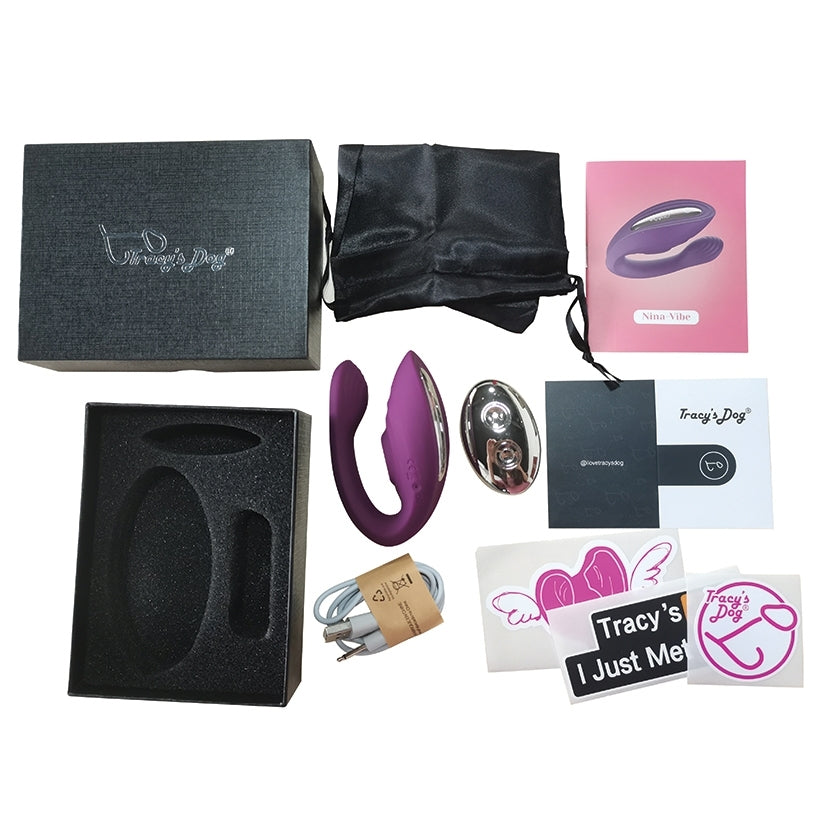 Tracy's Dog Nina Couples Vibrator-Purple