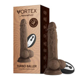 Femmefunn Vortex Turbo Baller 2.0 Rotating And Vibrating Dildo