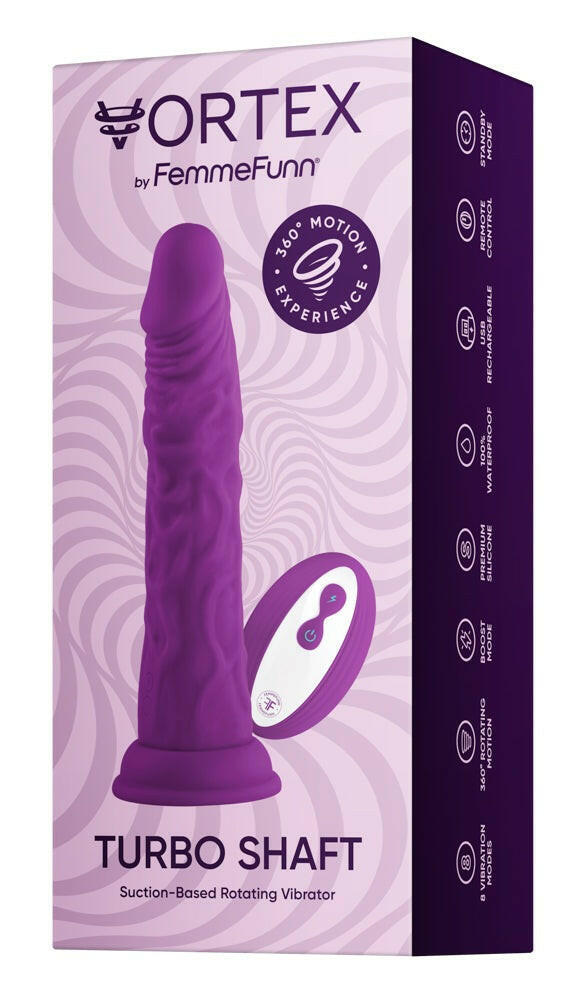 Femmefunn Vortex Turbo Shaft 2.0 Rotating And Vibrating Dildo