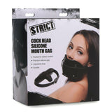 Cock Head Silicone Mouth Gag