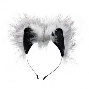 Tailz Wolf Tail And Ears Set-Grey
