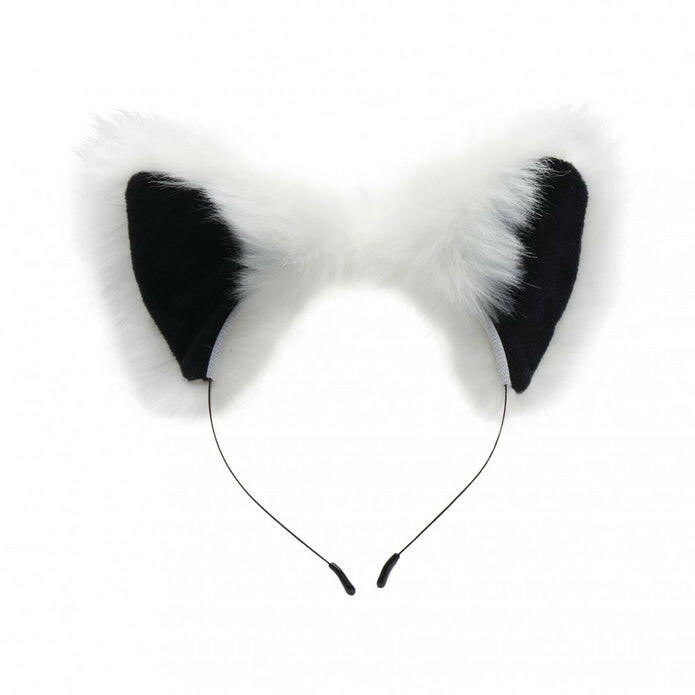 Tailz Fox Tail Anal Plug and Ears- White