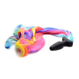 Tailz Vibrating Tail-Rainbow