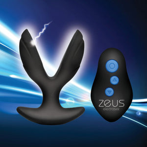 Zeus 64X Electro-Spread Vibrating And E-Stim Silicone Plug