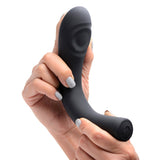 Inmi 5 Star 9X Pulsing G-Spot Silicone Vibrator - Black