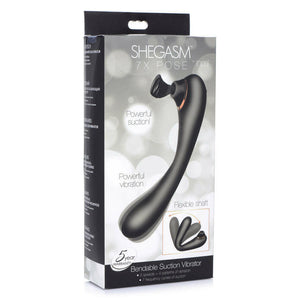 Shegasm Pose 7X Bendable Suction Silicone Vibrator