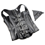 Lace-Up Corset And Thong