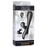 Shegasm 5 Star 7X Suction Come-Hither Silicone Rabbit