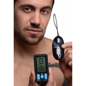 Zeus E-Stim Pro Silicone Vibrating Egg With Remote Control