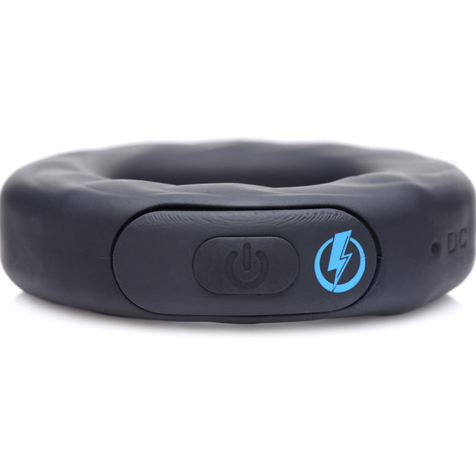 Zeus E-Stim Pro Silicone Cock Ring Vibe W- Remote