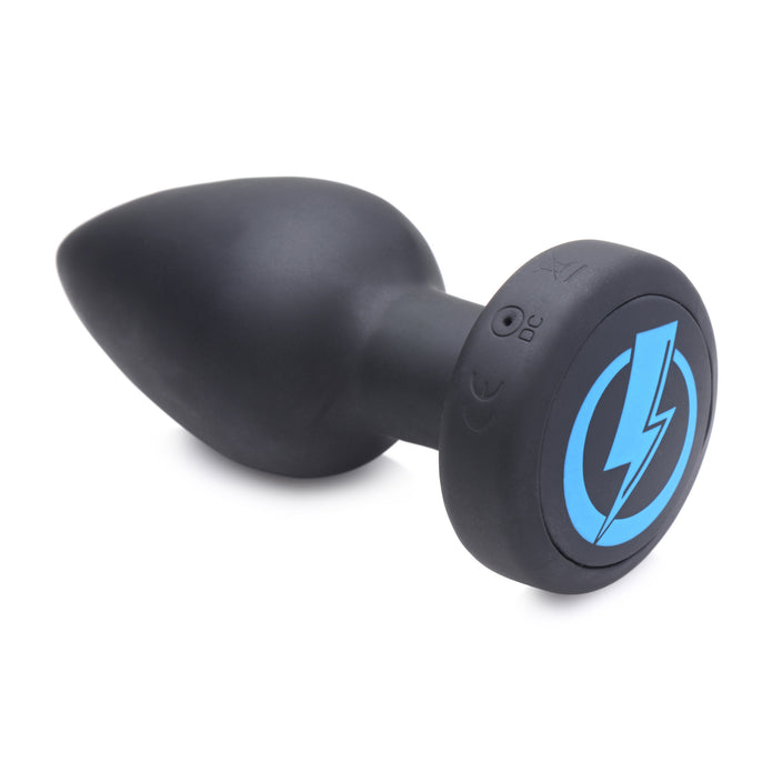 Zeus E-Stim Pro Silicone Vibrating Anal Plug W- Remote