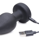 Zeus E-Stim Pro Silicone Vibrating Anal Plug W- Remote