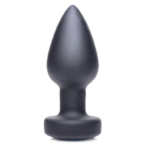 Zeus E-Stim Pro Silicone Vibrating Anal Plug W- Remote