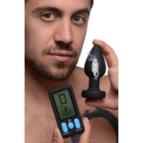 Zeus E-Stim Pro Silicone Vibrating Anal Plug W- Remote