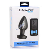 Zeus E-Stim Pro Silicone Vibrating Anal Plug W- Remote