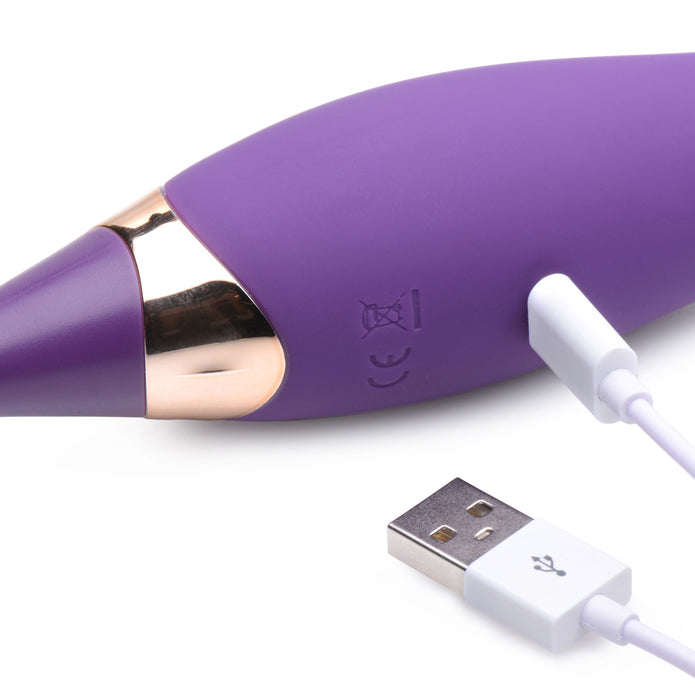 Inmi Power Zinger Pro Pulsing G-Spot Pinpoint Vibe W- Attachments