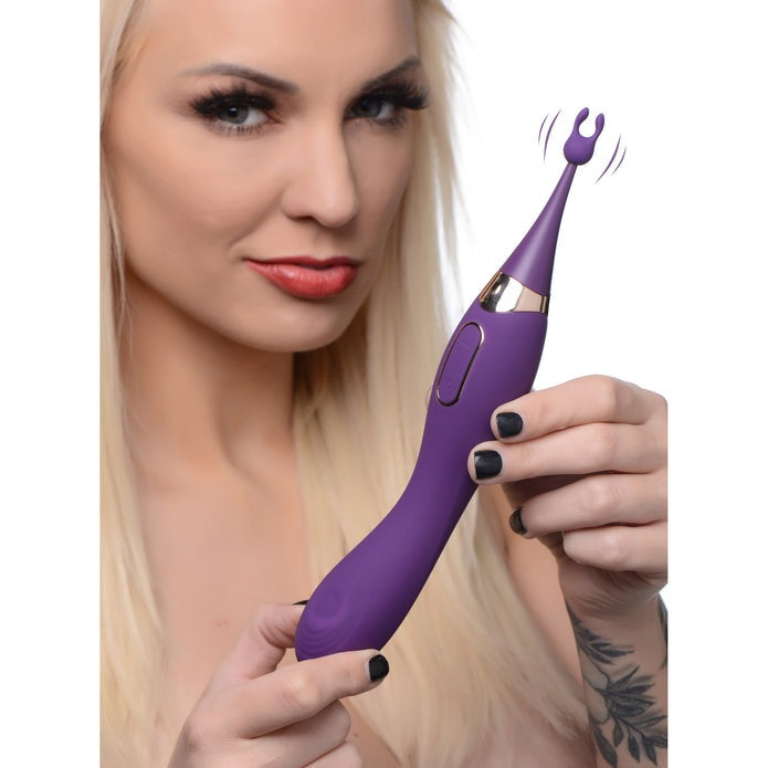 Inmi Power Zinger Pro Pulsing G-Spot Pinpoint Vibe W- Attachments