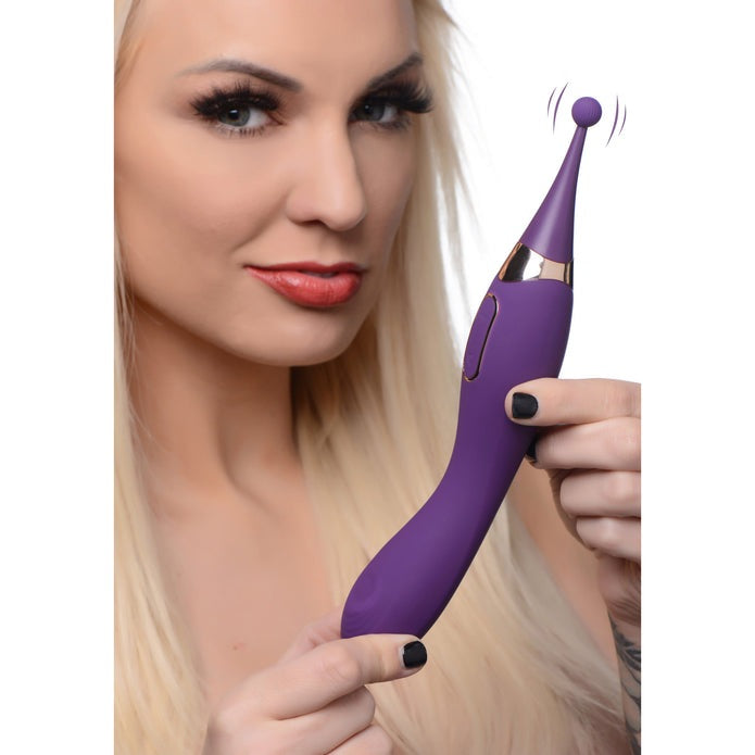 Inmi Power Zinger Pro Pulsing G-Spot Pinpoint Vibe W- Attachments