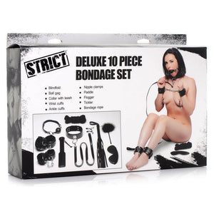 Deluxe 10 Piece Bondage Set