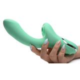 10X Minty Air-Stim Silicone Rabbit Vibrator