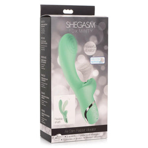 10X Minty Air-Stim Silicone Rabbit Vibrator