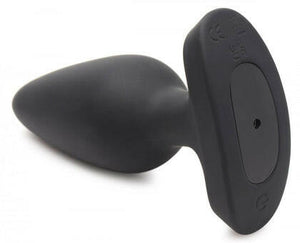 28X Laser Heart Silicone Anal Plug With Remote