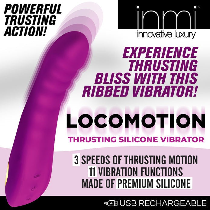 Inmi Locomotion Thrusting Silicone Vibrator