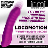Inmi Locomotion Thrusting Silicone Vibrator