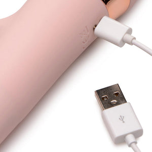 Inmi 10X Bunny Slide Sliding Ring Silicone Vibrator