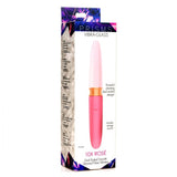 Prisms 10X Rosé Dual Ended Smooth Silicone and Glass Vibrator