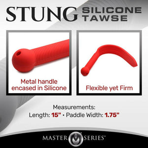 Stung Silicone Tawse - Red